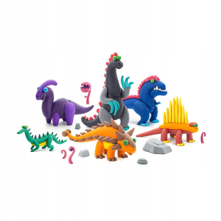 Plastická hmota Hey Hey Dinos Clay Mega lepidlo 18006