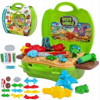 Hmotnosť Plastic Dinosaur World v kufri Sada