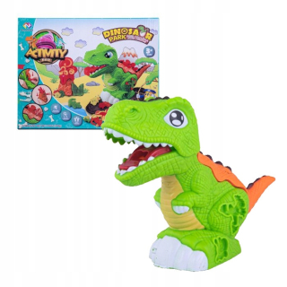 Hmotnosť Plastic Dinosaur set s žmýkacie