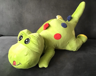Prikrývka, prehozy na posteľ - Big 3in1 Mascot vankúš s prikrývkou krokodíl