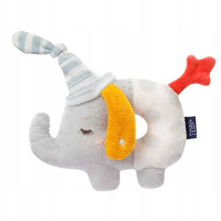 Maskot s hrkálkou, slon z kolekcie: Dobrú noc