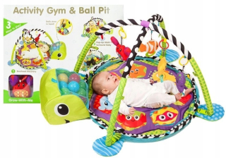 Vzdelávacia rohož pre Baby Turtle 3in1 + Balls