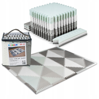 Vzdelávacie Mat Foam Puzzle Deti trojuholníky