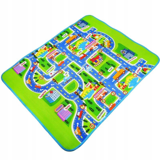 Penová podložka pre deti vzdelávacie Street 160x130c