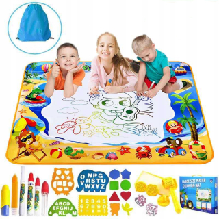 Mat voda-voda maľba Známky 100x80cm XL