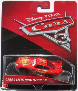 CARS AUTA -  Mattel Cars 3 Lightning McQueen Disney US CARS