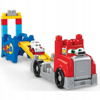 Stavebnica - Mega Bloks Klocki Truck postavte a pretekajte FVJ01