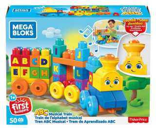 Stavebnica - Mega Bloks Music Train ABC s Fisher Sounds