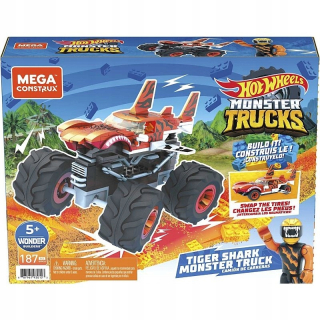 Stavebnica - Hot Wheels Mega Construx Tiger Shark nastaviť GVM26