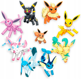 Pokemon - Mega GFV85 Construux Pokemon každý evolution eevee