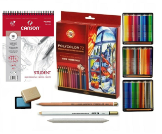MEGA SET PolyColor 72 Block Starter Koh-I-Noor P