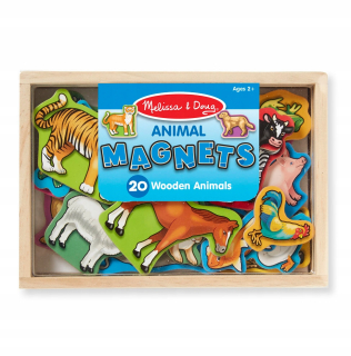 Magnetka pre deti - Melissa a Doug Drevené magnety Zvieratá 2+