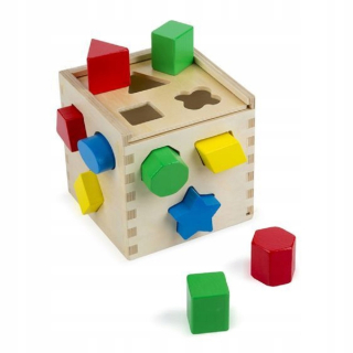 Melissa a Doug drevené triedič tvarov 14 El.