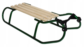 Sánky - Kovové trvanlivé séry 130 kg pre deti zelené