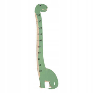 Meter na meranie výšky detí - Dino tabuľka výšky steny 140cm na zavesenie