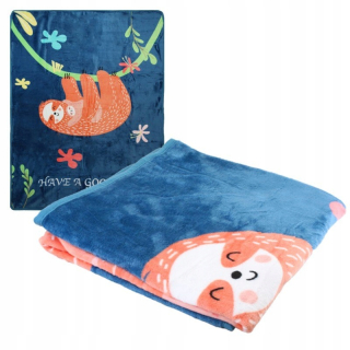 Prikrývka, prehozy na posteľ - Minky prikrývka s názvom 100x135 vankúš