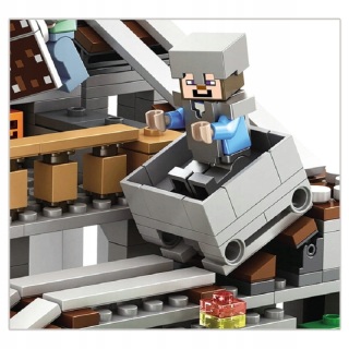 Stavebnica - Minecraft 21137 Horská jaskyňa LED 760L