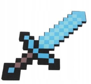 Minecraft - Minecraft Diamond Sword Veľká 45cm hračka