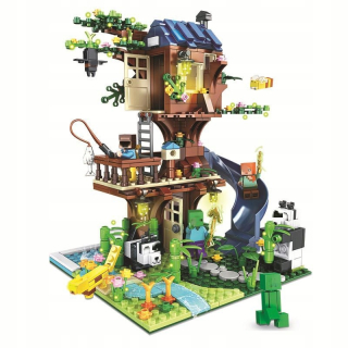 Minecraft -  Minecraft Tree House Set Steve Blocks