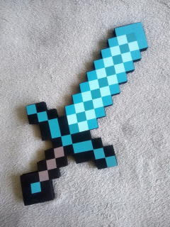 Minecraft - Minecraft Diamond Sword Veľký 45cm Eva Toy