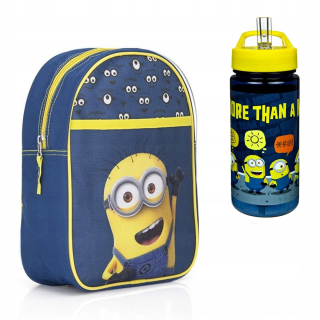 Batoh Minionki Batoh + fľaša Minion 500 ml
