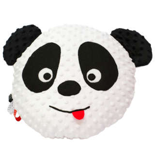 Detský dekoračný vankúš - Miś panda Minky vankúš Cottony 40x35 Cuddly