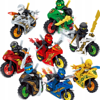 Stavebnica - Motocykel motocykel figúrka 16pcs kompatibilné Lego Ninjago