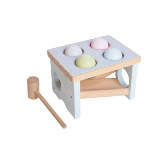 Palička drevené pastelové pastel i