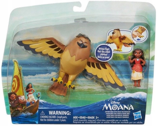 MOANA VAIANA - Moana a Jastrząb Maui figurín Vaiana Laleczka