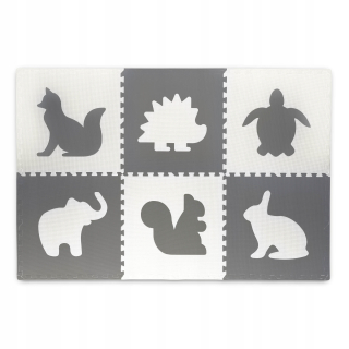 Silný Puzzle FOAM MAT 180x120 zvieratá 6szt