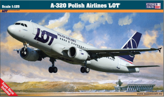 Model pre lepenie-320 LOT Polish Airlines