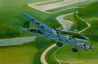 Modelovať lepenie FW-200C-4 Condor Trumpeta 0163