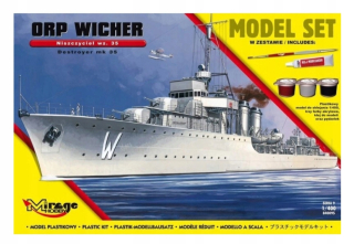 Model pre lepenie ORP 'Wicher' WZ.35 Destroyer