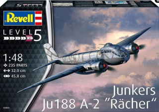 Model pre lepenie REVELLE JUNKERS JUDE JU188 A-2 RACHER