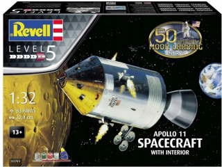 Model kit Revell Apollo 11 kozmickej lode vtip