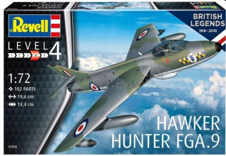 Modelovať lepenie Revell Hawker Hunter FGA. 9