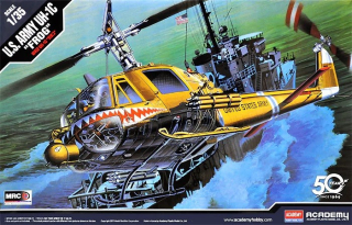 Modelovať lepenie U.S. Armádne UH-1C Frog