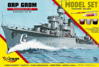 model lode kit poľský torpédoborec GROM
