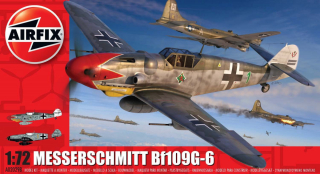 Pastelový model Messerschmitt BF109G-6 1/72,