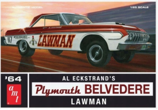 Plastikový model - Car 1964 Plymouth Belveder