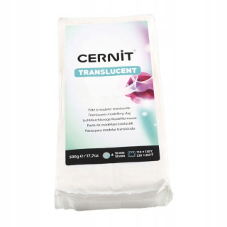 Modelina Cernit Transparentná biela 500g