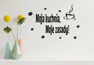 Samolepky do detskej izby - Moja kuchyňa, moje pravidlá na stenu nálepky dekorácia