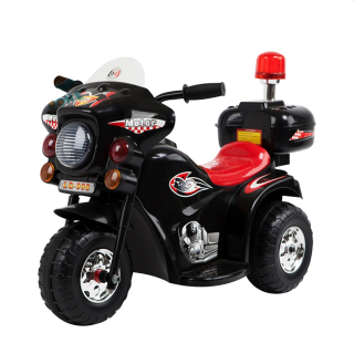 Detská elektrická motorka - Motork pre batériový motor LED polície + zvuk