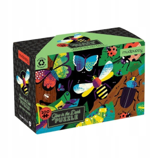 Mudpuppy: Puzzle žiariace hmyz 100 el. MP63700