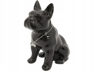 Detská pokladnička - Pre darček Piggy Bank 17,5x15x9,5 cm - čierny pes