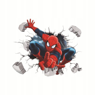 Destké samolepky - 3D NÁLEPKA NA STENU SPIDER MAN DO DETSKEJ IZBY