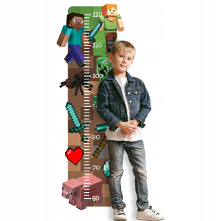 Samolepky do detskej izby - Nálepka na stenu Minecraft Z2 Rast