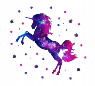 Samolepky do detskej izby - Nástenná nálepka Unicorn motív detskej miestnosti