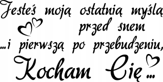 Šablóny na stenu - Citáty na nálepku na stenu Cytaty 50x100 cm l