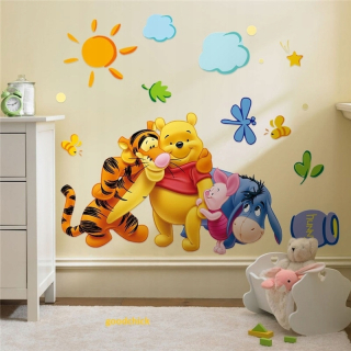 Destké samolepky - Nálepky na stenu Winnie Fairytale +zadarmo